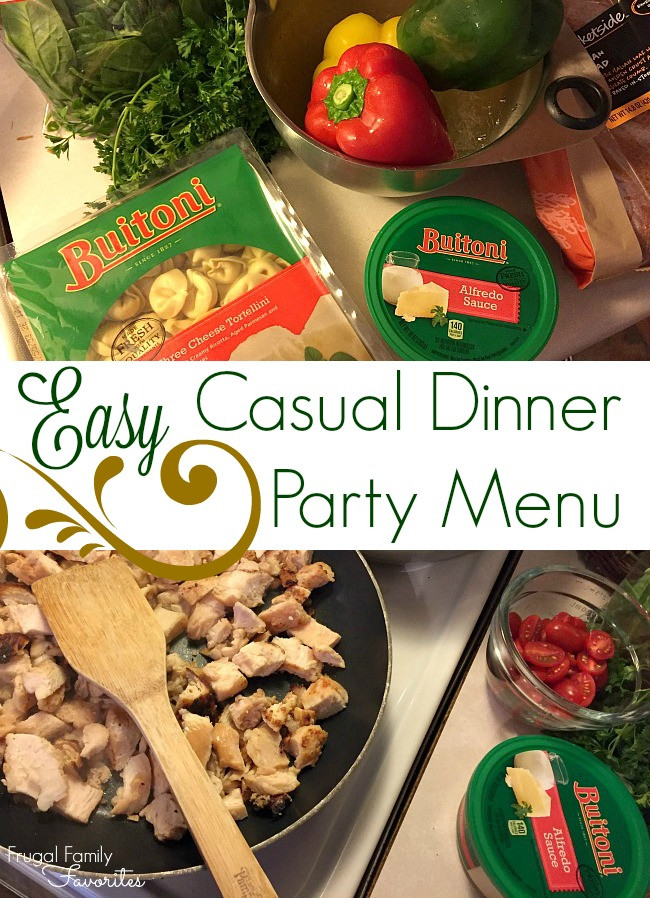 Casual Dinner Party Menu Ideas
 Easy Dinner Party Ideas Casual Italian Dinner Menu