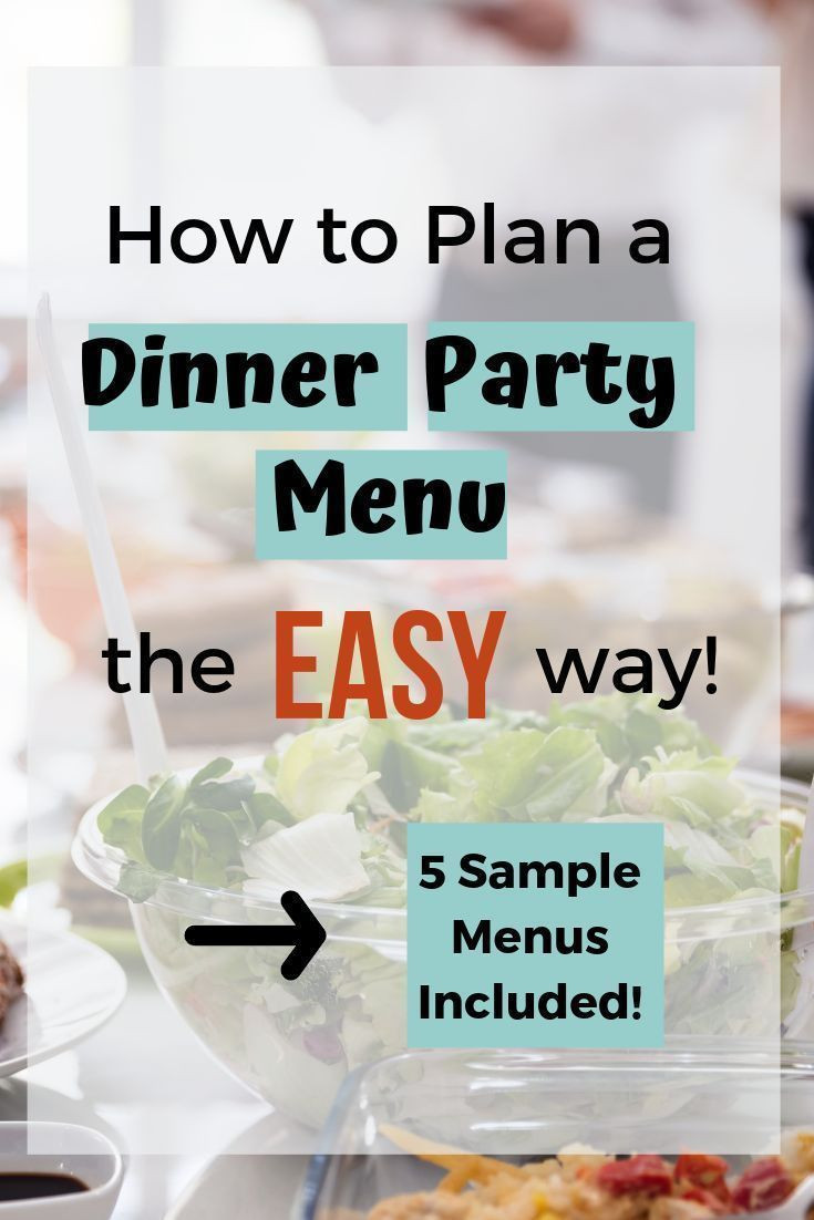 Casual Dinner Party Menu Ideas
 The Beginner s Guide to Planning a Casual Dinner Party