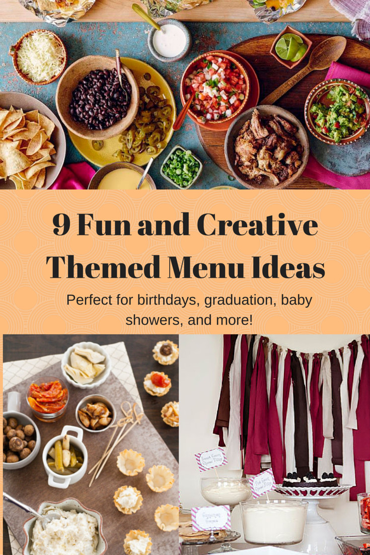 Casual Dinner Party Menu Ideas
 9 Creative Themed Menu Ideas for Parties