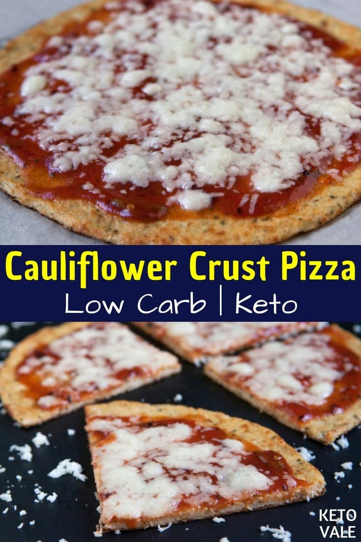 Cauliflower Pizza Keto
 Keto Cauliflower Crust Pizza Low Carb Recipe