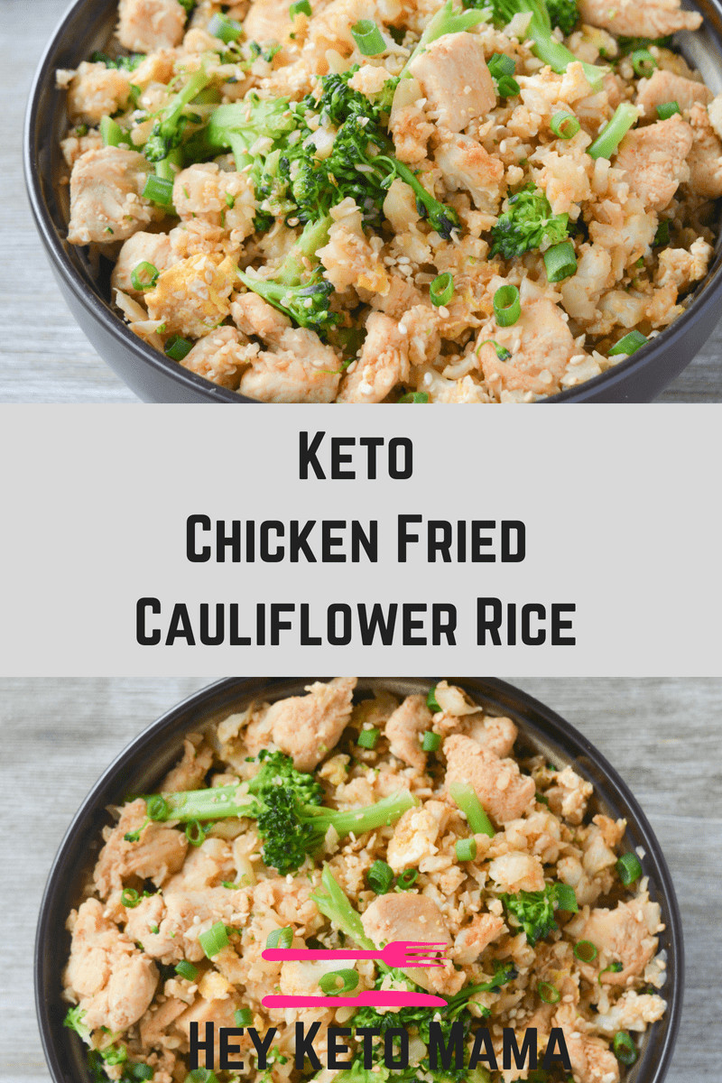 Cauliflower Recipes Keto
 Keto Chicken Fried Cauliflower Rice Hey Keto Mama