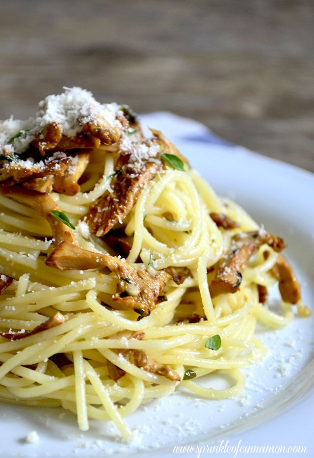 Chanterelle Mushrooms Recipe
 Chanterelle mushrooms pasta for a flavorful and quick