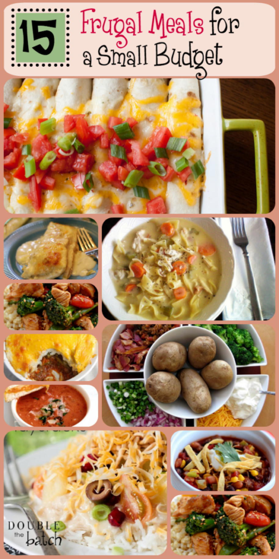 Cheap Dinner Recipes
 15 Frugal Meals For a Small Grocery Bud – Cheap Meal Plans