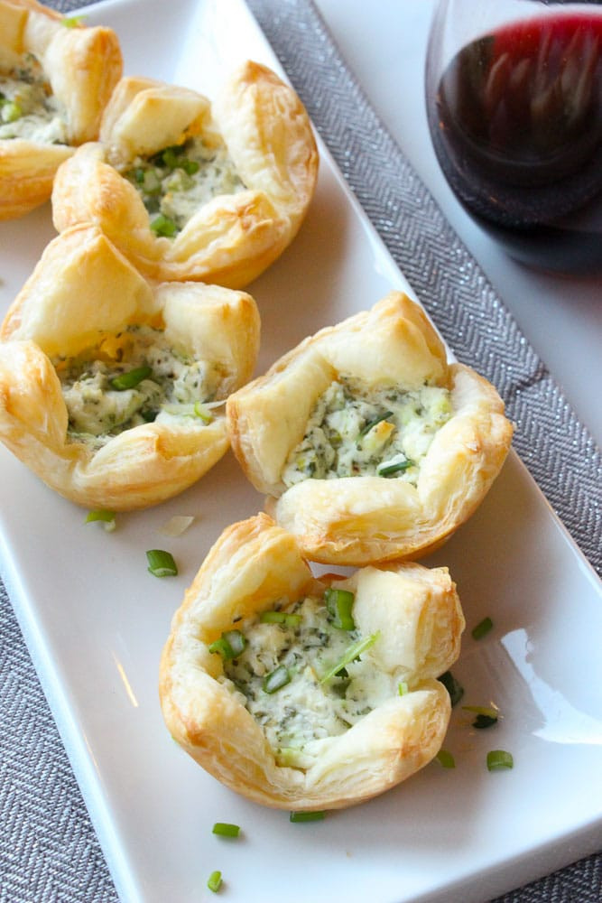 Cheese Puff Appetizers
 Herb and Goat Cheese Puff Pastry Bites An Easy Party