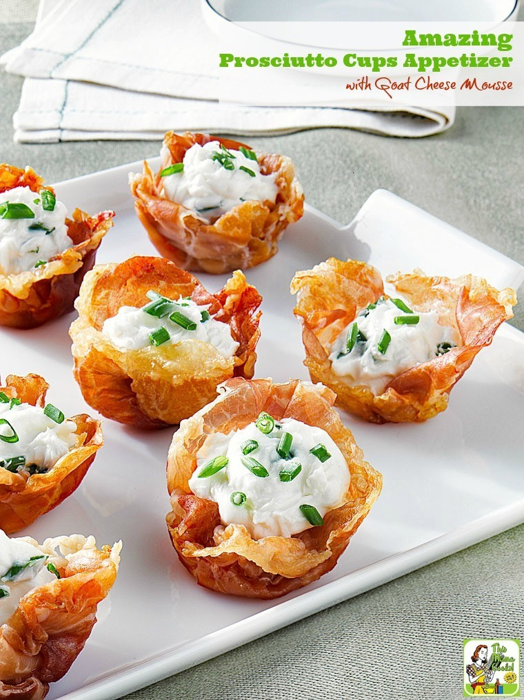 Cheese Recipes Appetizers
 Amazing Prosciutto Cups Appetizer with Goat Cheese Mousse