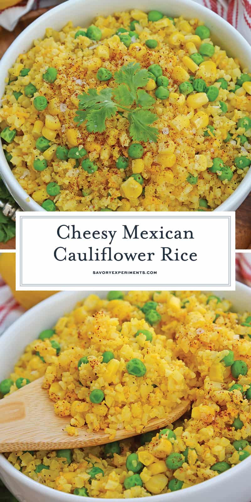 Cheesy Cauliflower Rice
 Mexican Cauliflower Rice Recipe