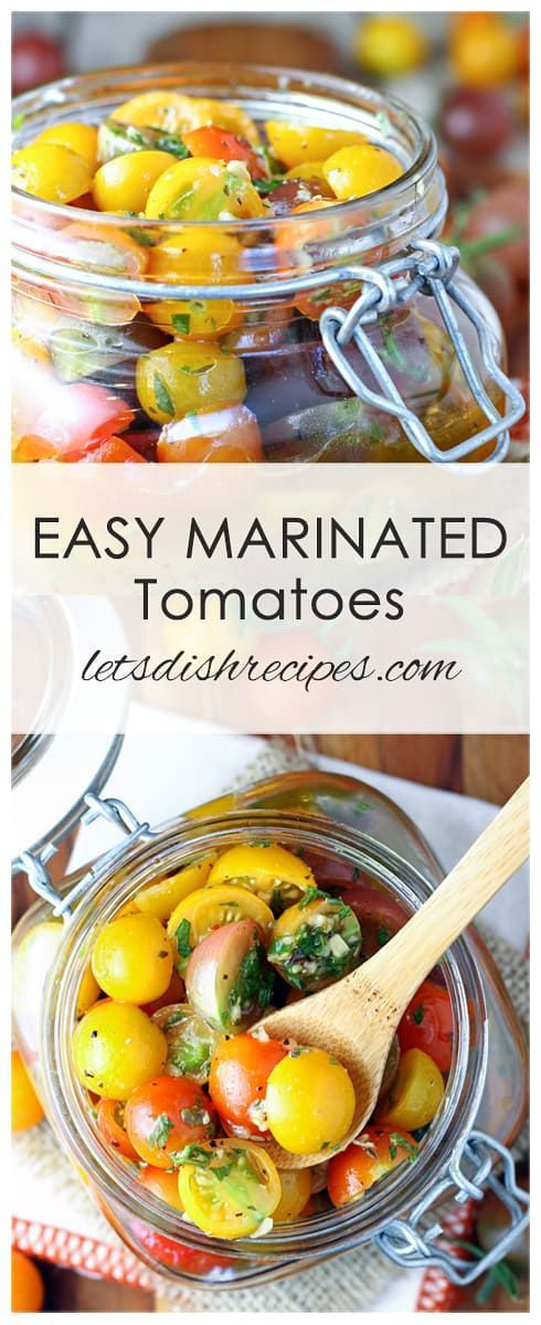 Cherry Tomato Appetizer Recipes
 Easy Marinated Cherry Tomatoes Recipe