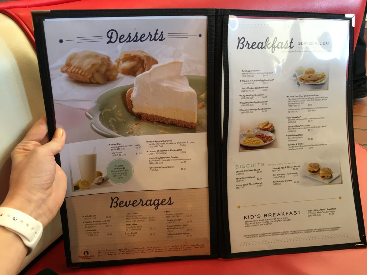 Chick Fil A Desserts
 This Chick fil A menu is unlike anything we’ve seen