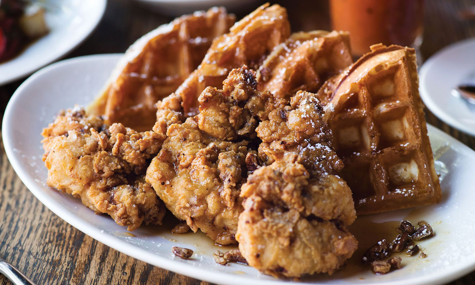 Chicken &amp; Waffles
 Chicken and Waffles Are the Best Clucking Breakfast Ever