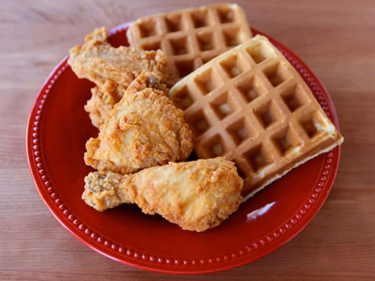 Chicken &amp; Waffles
 Chicken and Waffles Recipe for Classic fort Food
