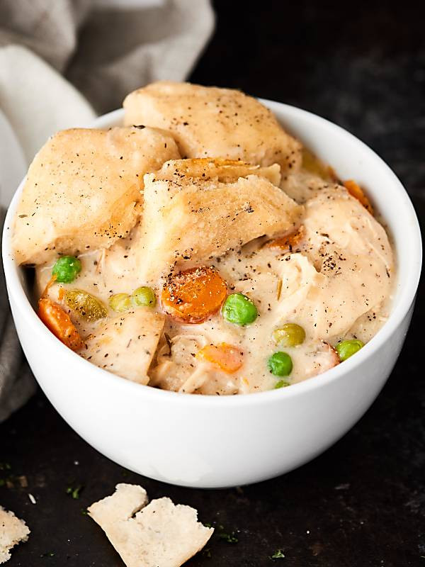 Chicken And Dumplings Crockpot
 Crockpot Chicken and Dumplings Recipe with Canned Biscuits