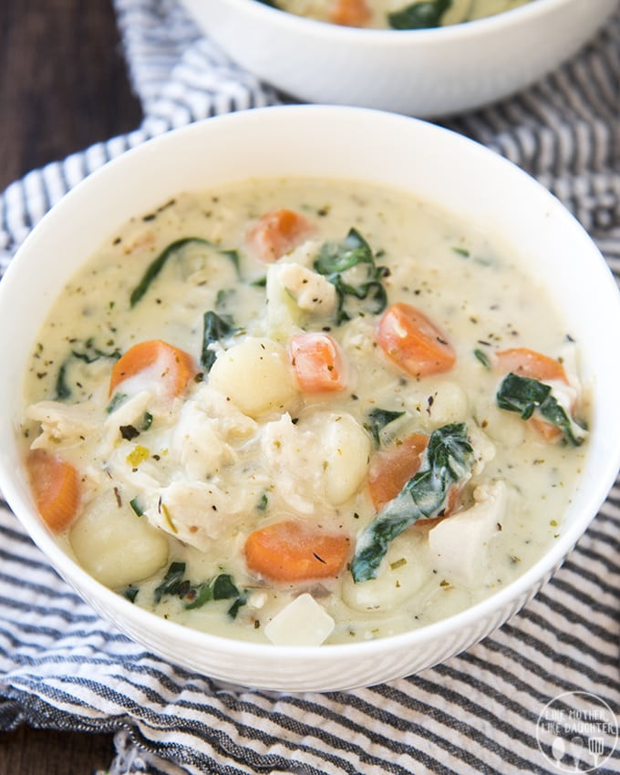 Chicken And Gnocchi Soup
 Creamy Chicken Gnocchi Soup – Like Mother Like Daughter