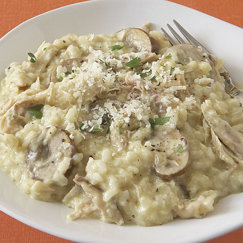 Chicken And Mushrooms Risotto
 Chicken and Mushroom Risotto FineCooking