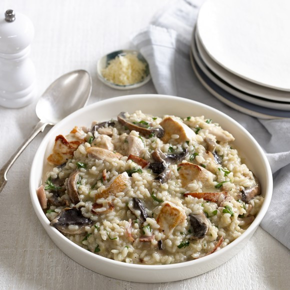 Chicken And Mushrooms Risotto
 Chicken and Mushroom Risotto Recipe myfoodbook