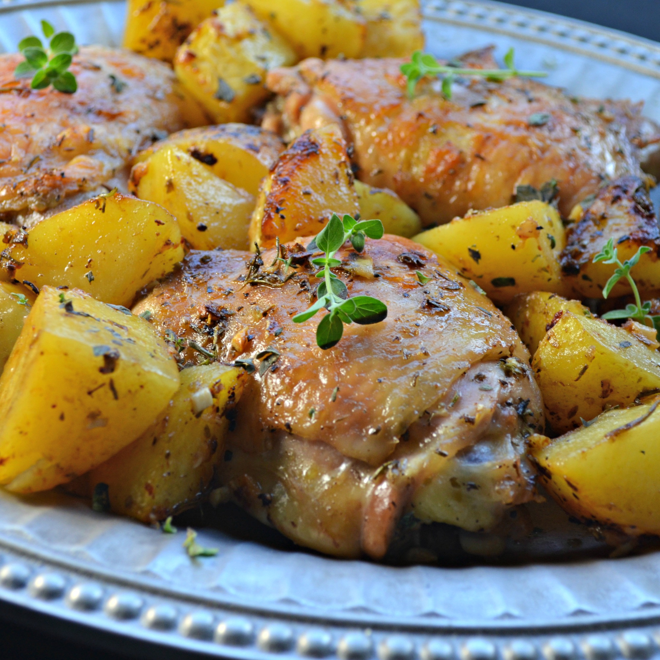 Chicken And Potato Recipes
 Greek Lemon Chicken and Potatoes Recipe