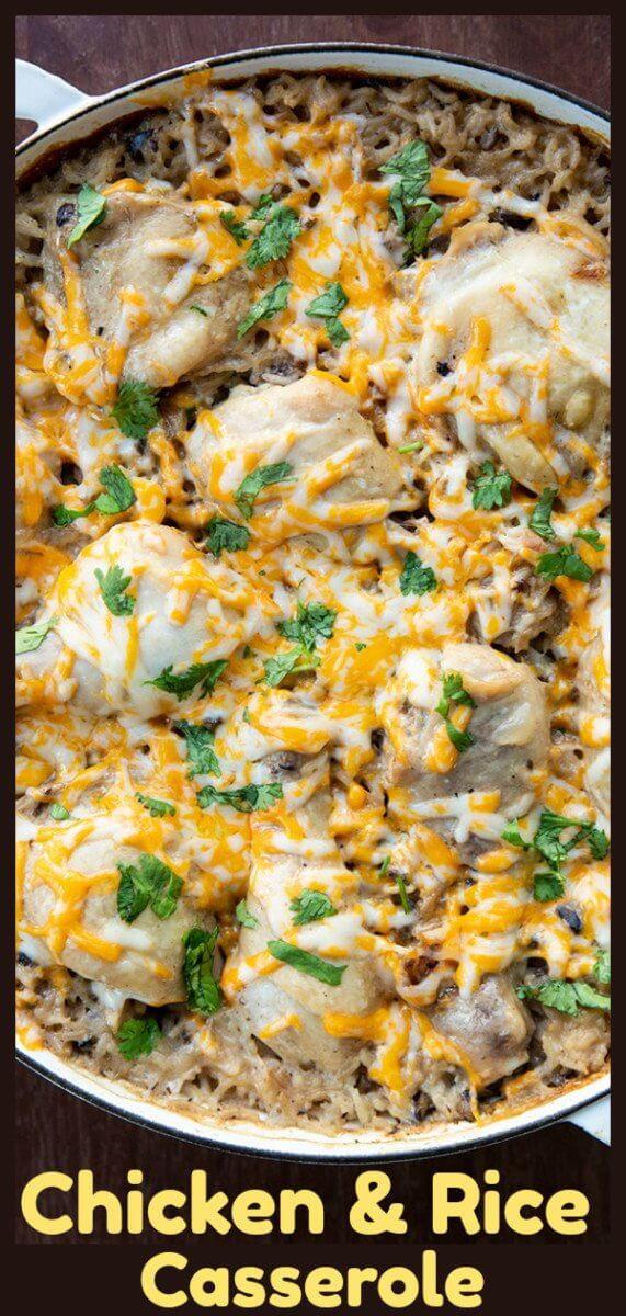 Chicken And Rice Casserole With Cream Of Mushroom Soup
 Mushroom Soup Chicken & Rice Casserole