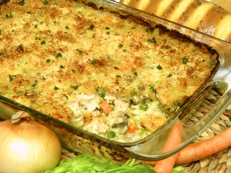 Chicken And Rice Casserole With Mushroom Soup
 Chicken Mushroom Rice Casserole Recipe Peg s Home Cooking