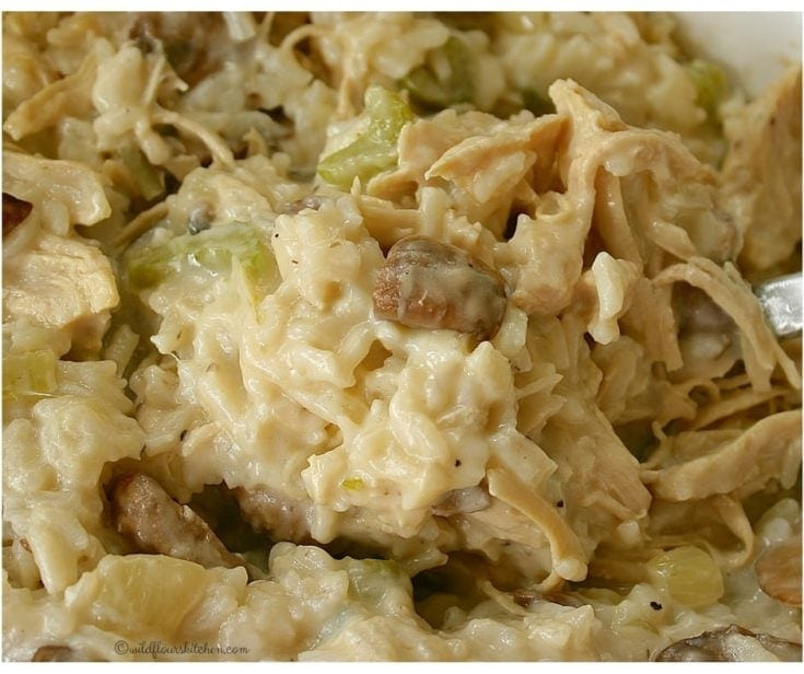 Chicken And Rice Casserole With Mushroom Soup
 Grandma s No Canned Soup Chicken Rice Casserole
