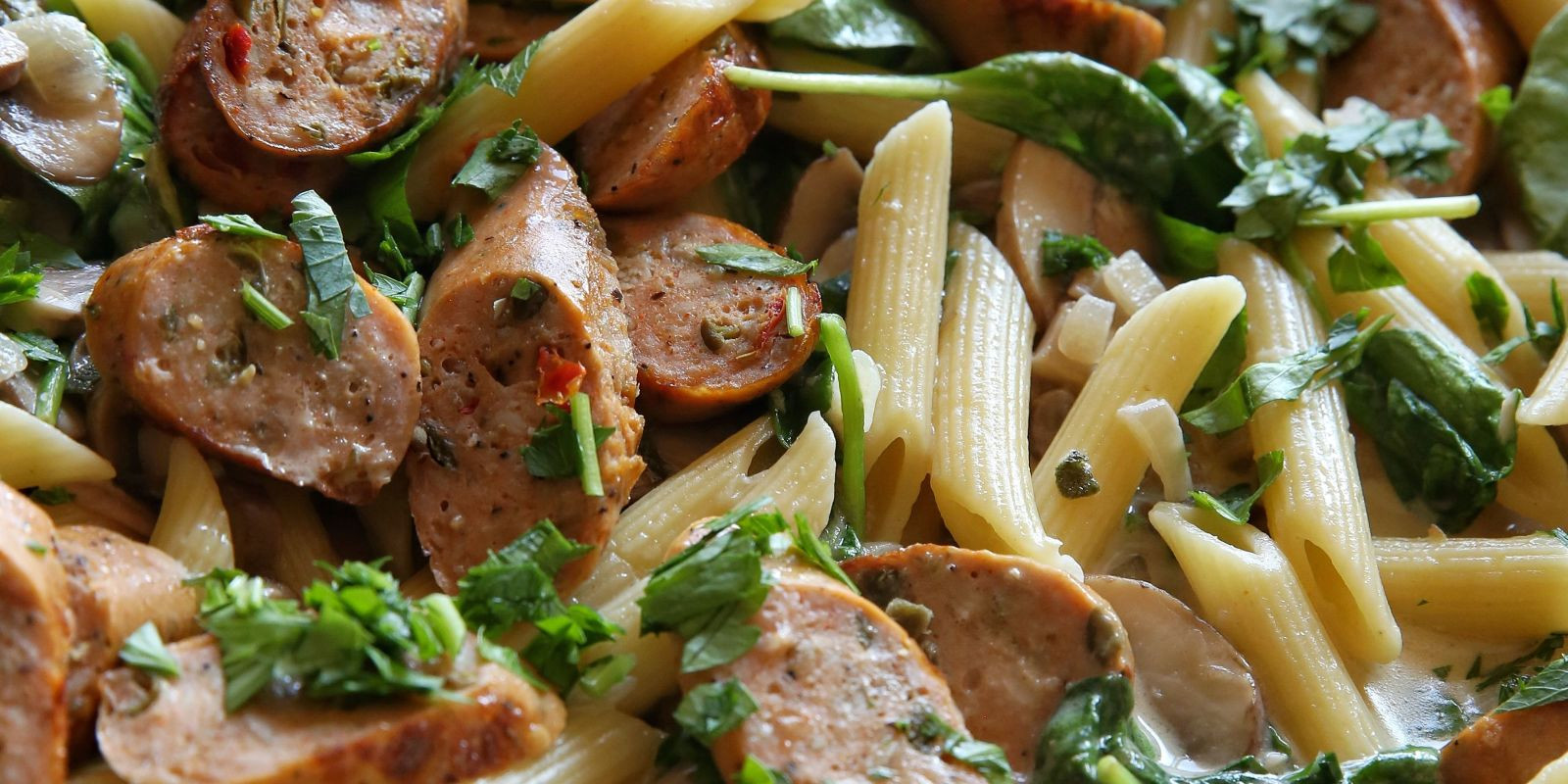 Chicken And Sausage Recipe
 Best Chicken Sausage and Mushroom Penne Recipe How To