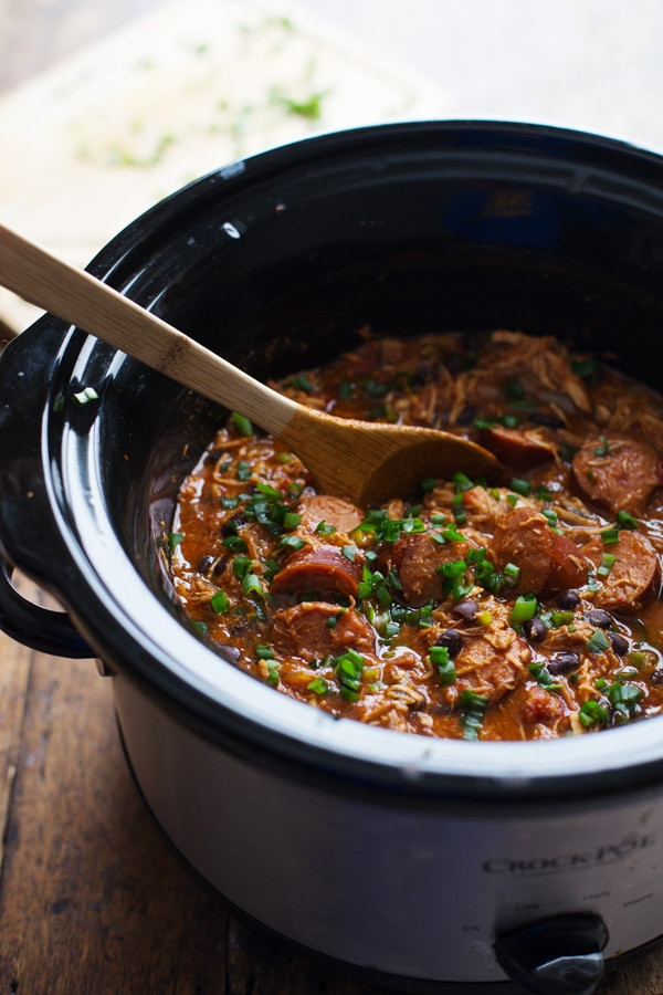 Chicken And Sausage Recipe
 Slow Cooker Creole Chicken and Sausage Recipe Pinch of Yum
