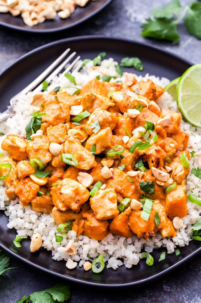 Chicken And Sweet Potato
 Skillet Thai Chicken and Sweet Potato Curry Recipe Runner