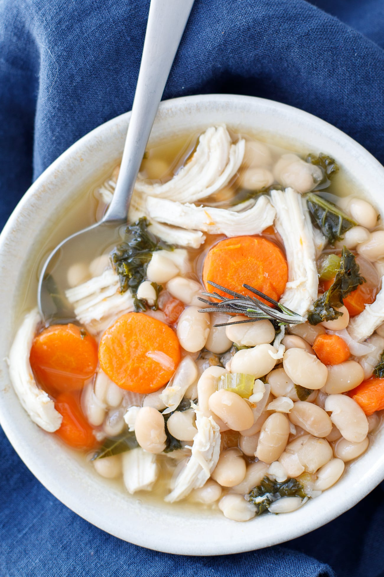 Chicken And White Bean Soup
 Instant Pot White Bean Soup with Chicken Recipe