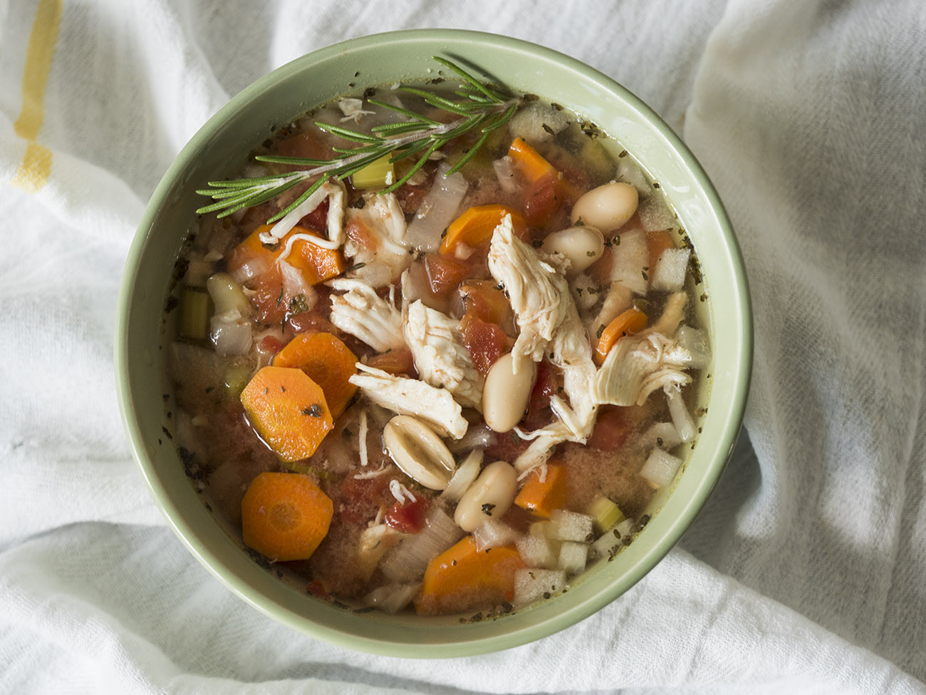 Chicken And White Bean Soup
 Slow Cooker White Bean Chicken Soup – 12 Tomatoes