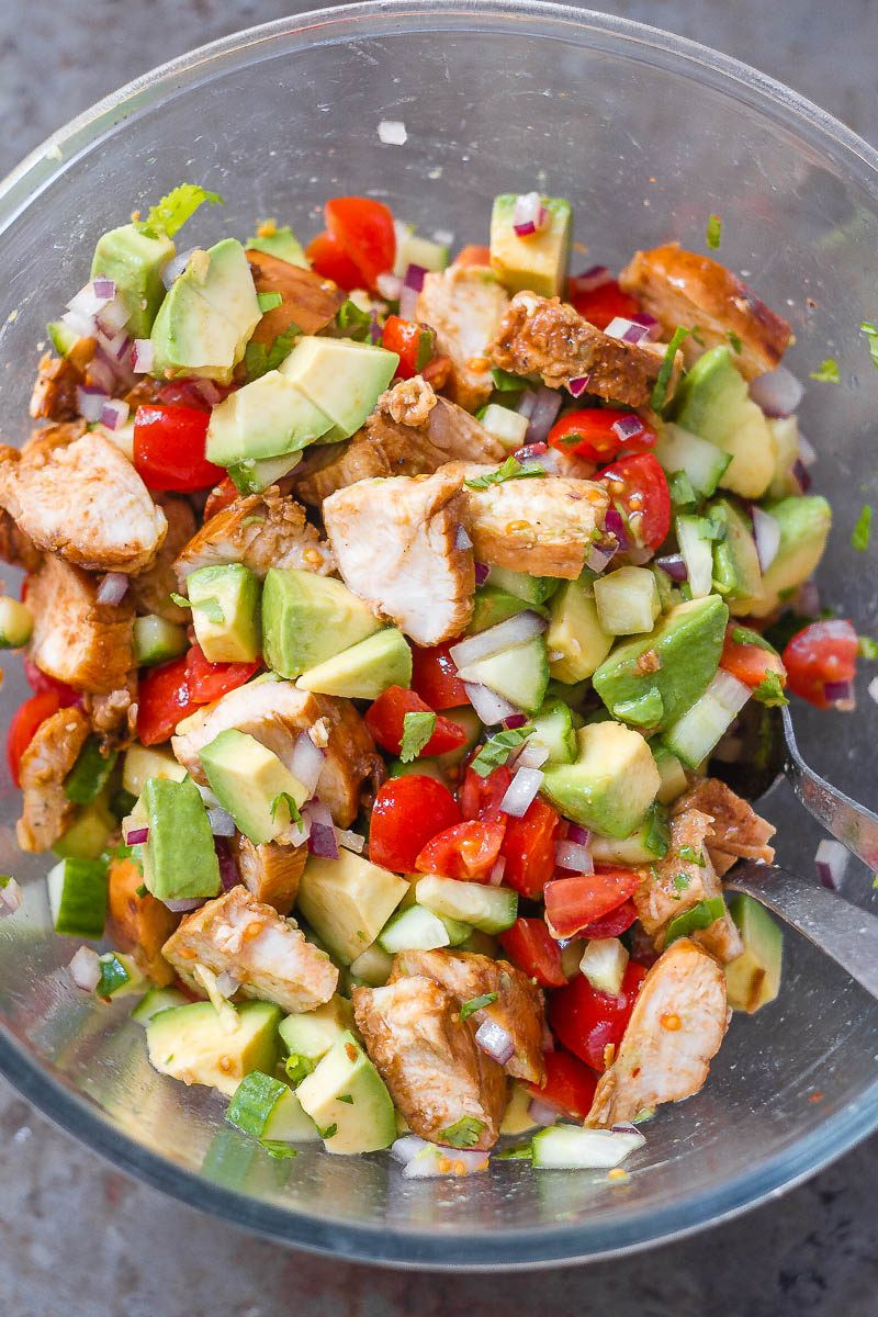 Chicken Avocado Salad
 Healthy Avocado Chicken Salad Recipe – Chicken Avocado