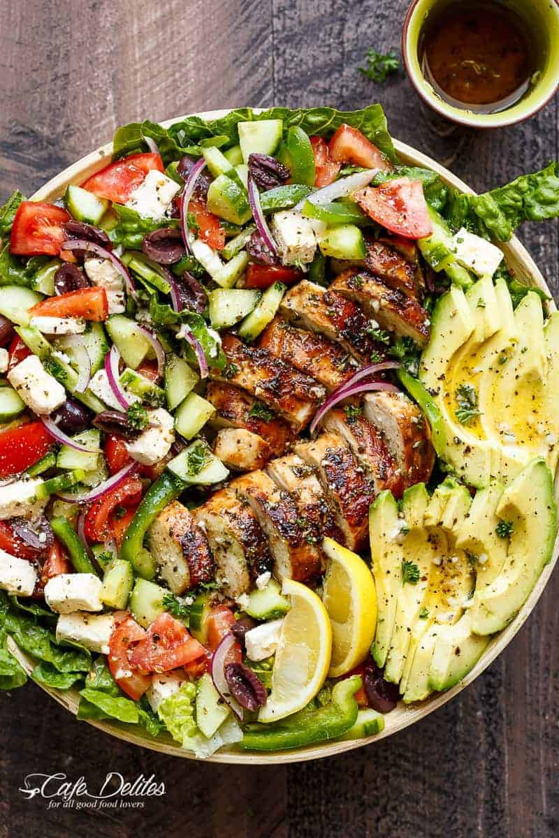 Chicken Avocado Salad
 Loaded Greek Chicken Avocado Salad RecipesInMyWay