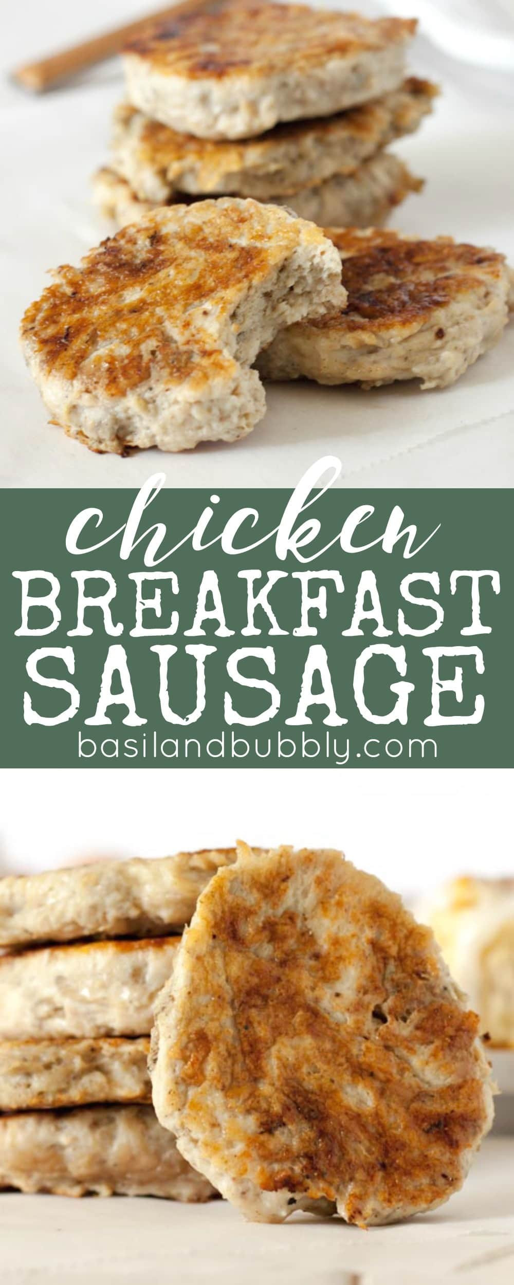 Chicken Breakfast Sausage
 Chicken Breakfast Sausage Basil And Bubbly