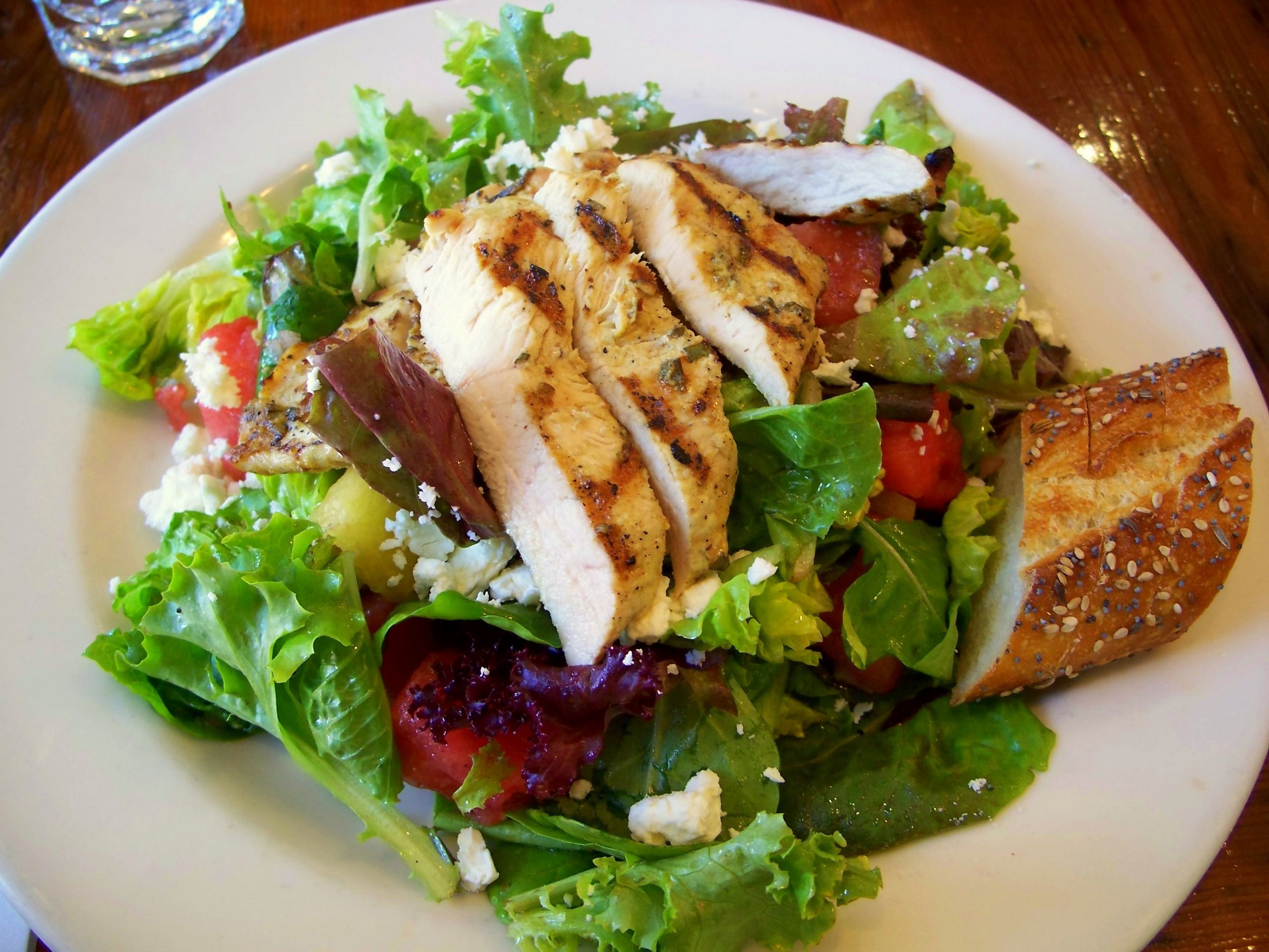 Chicken Breast Salad
 Venus and the Casual Cali dining trend