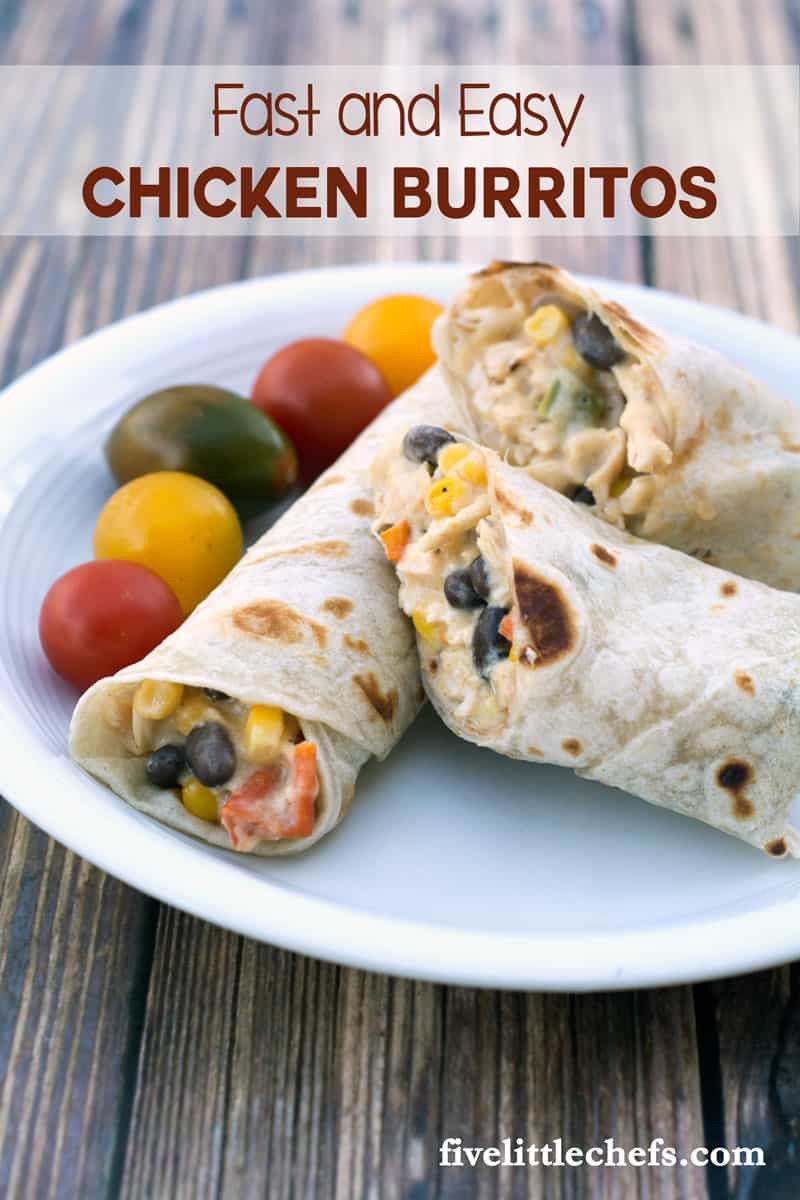 Chicken Burritos Recipe
 Easy Chicken Burritos