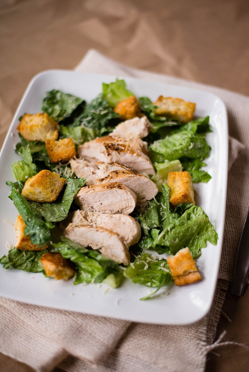Chicken Ceasar Salad
 Chicken Caesar Salad • A Sweet Pea Chef