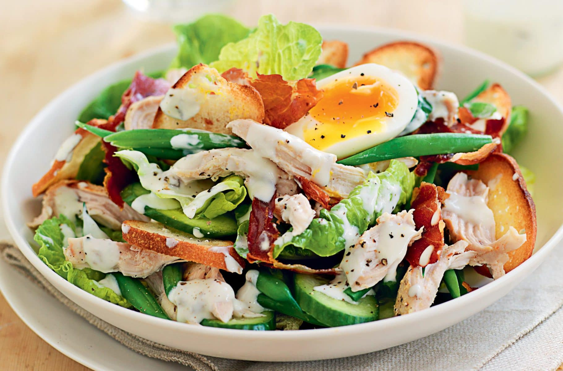 Chicken Ceasar Salad
 Chicken Caesar salad Healthy Food Guide