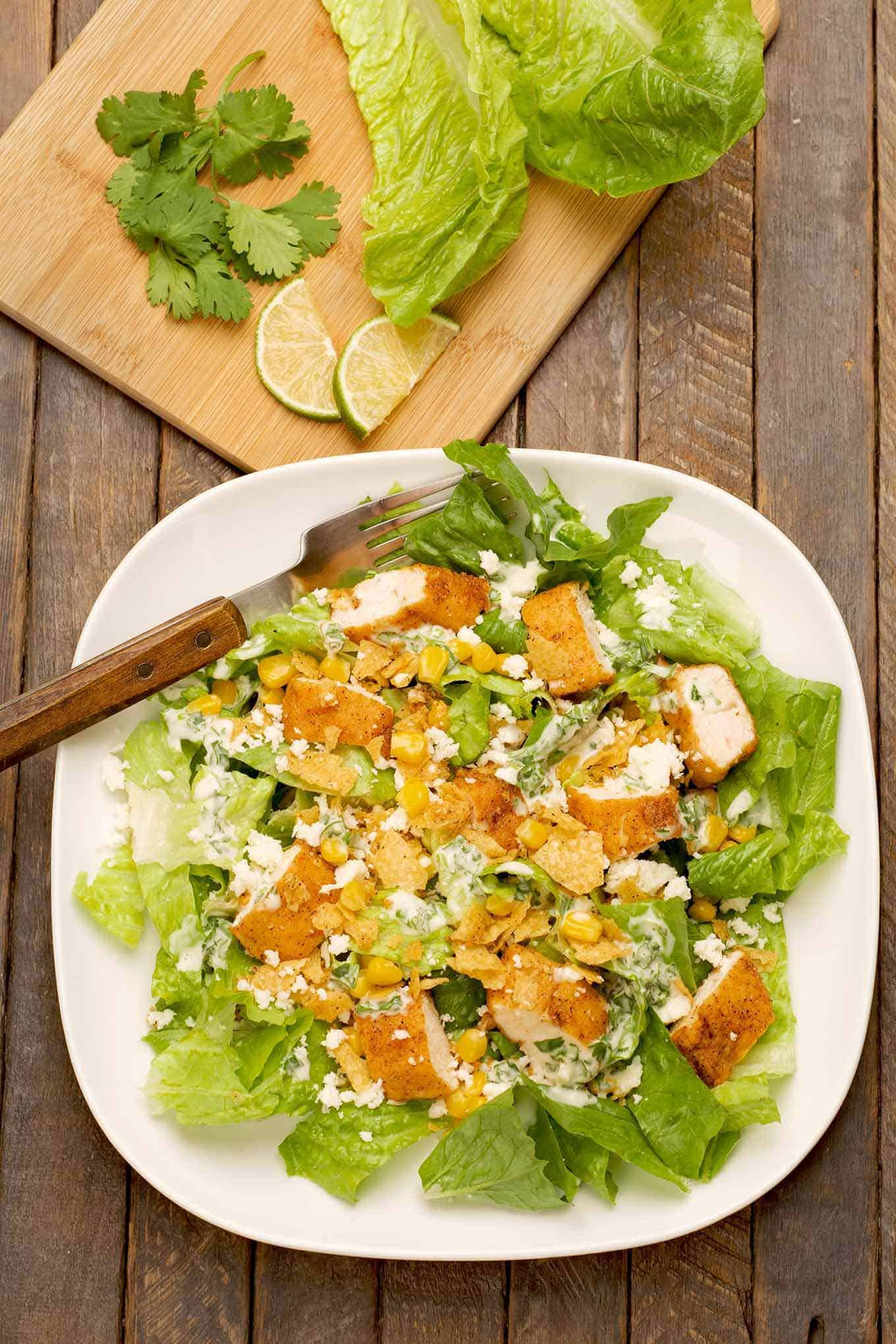 Chicken Ceasar Salad
 Mexican Chicken Caesar Salad Recipe