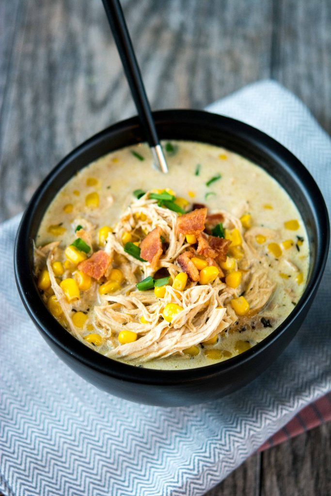 Chicken Corn Soup Slow Cooker
 Slow Cooker Chicken and Corn Chowder Slow Cooker Gourmet