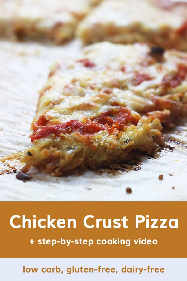 Chicken Crust Pizza Recipe
 Chicken Crust Pizza Recipe Video No Bun Please