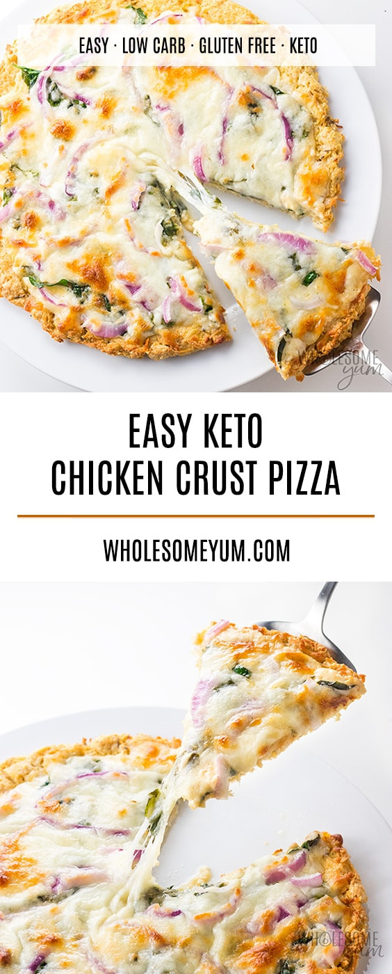 Chicken Crust Pizza Recipe
 Low Carb Keto Chicken Crust Pizza Recipe