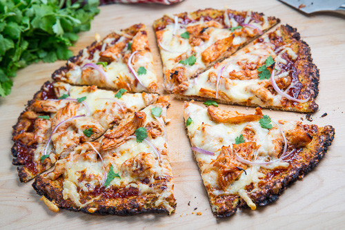 Chicken Crust Pizza Recipe
 Cauliflower Pizza Crust with BBQ Chicken Pizza Recipe on