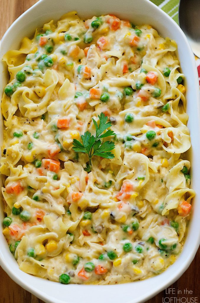 Chicken Egg Noodles Recipe
 Chicken Noodle Casserole Life In The Lofthouse