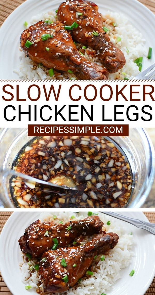 Chicken Legs Slow Cooker
 Slow Cooker Honey Garlic Chicken Legs Recipes Simple