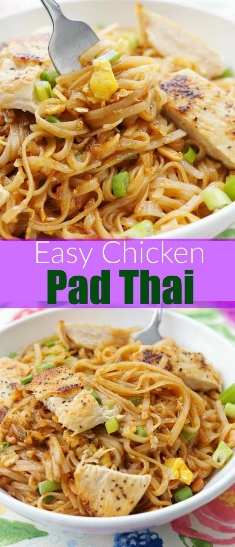 Chicken Pad Thai Calories Restaurant
 Easy Chicken Pad Thai Recipe