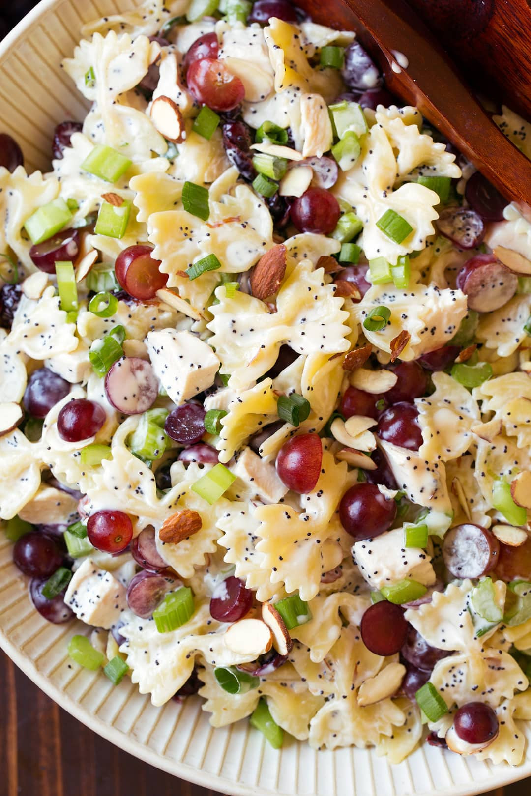 Chicken Salad Chick Grape Salad Recipe
 Poppy Seed Chicken and Grape Pasta Salad Cooking Classy