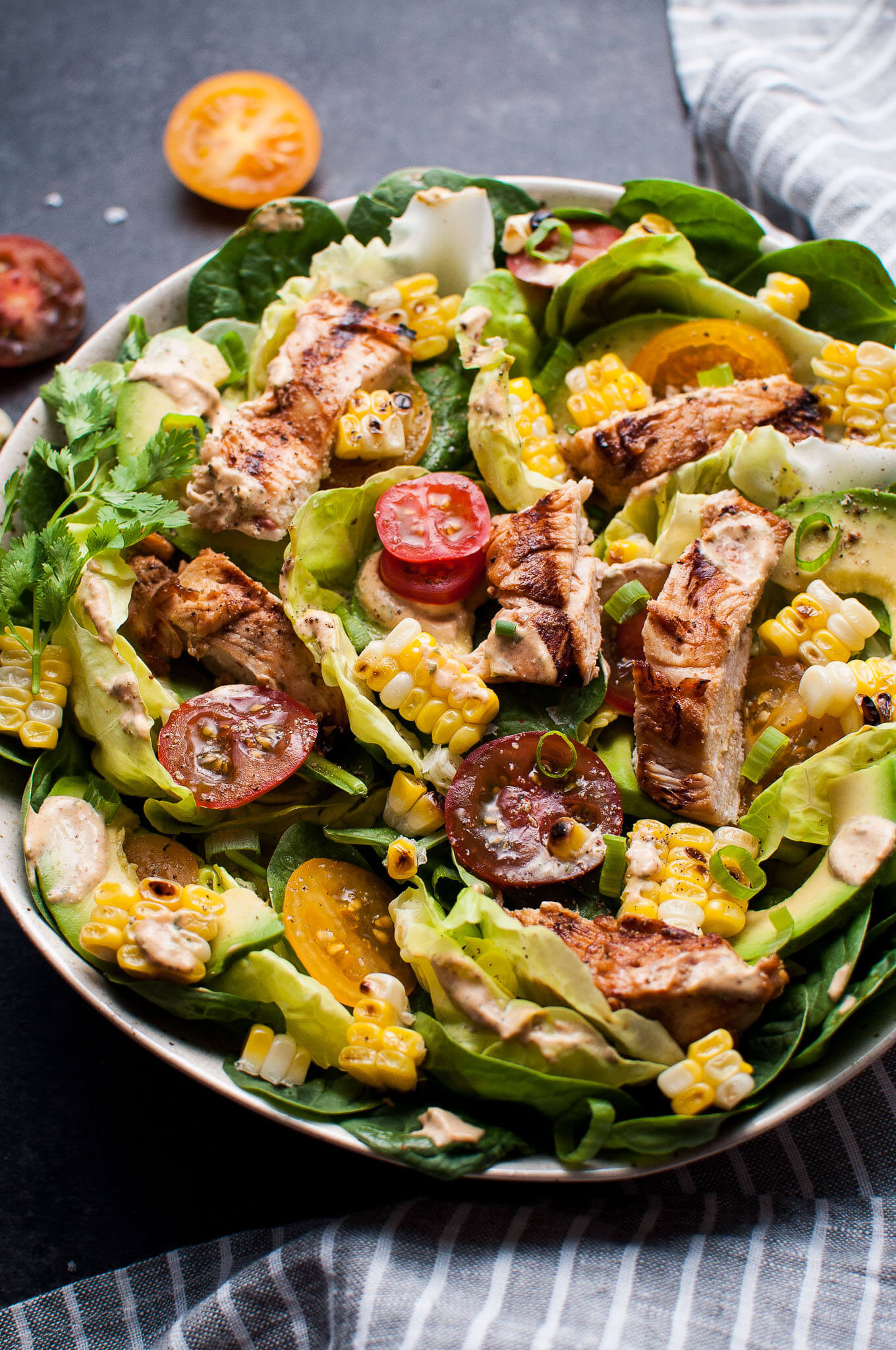 Chicken Salad Seasoning
 Grilled Chicken Salad with Chipotle Ranch Dressing • Salt