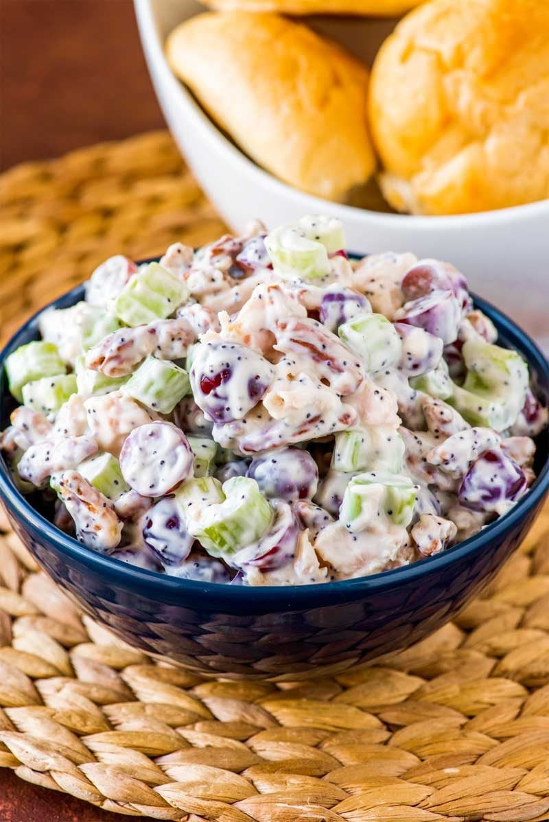 Chicken Salad With Grapes And Nuts
 Chicken Salad with Grapes Homemade Hooplah