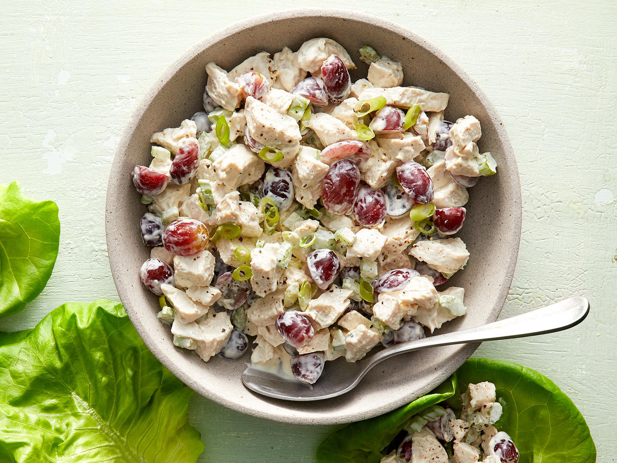 Chicken Salad With Grapes And Nuts
 Tangy Chicken Salad With Grapes Recipe Cooking Light