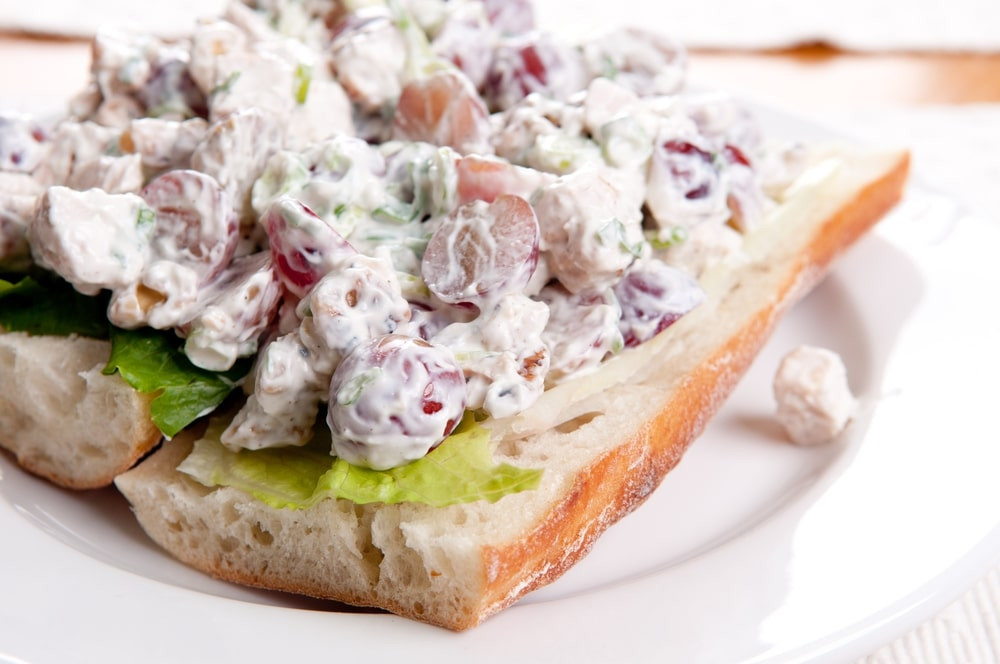 Chicken Salad With Grapes And Nuts
 Chicken Salad with Grapes Recipe Pecans Almonds