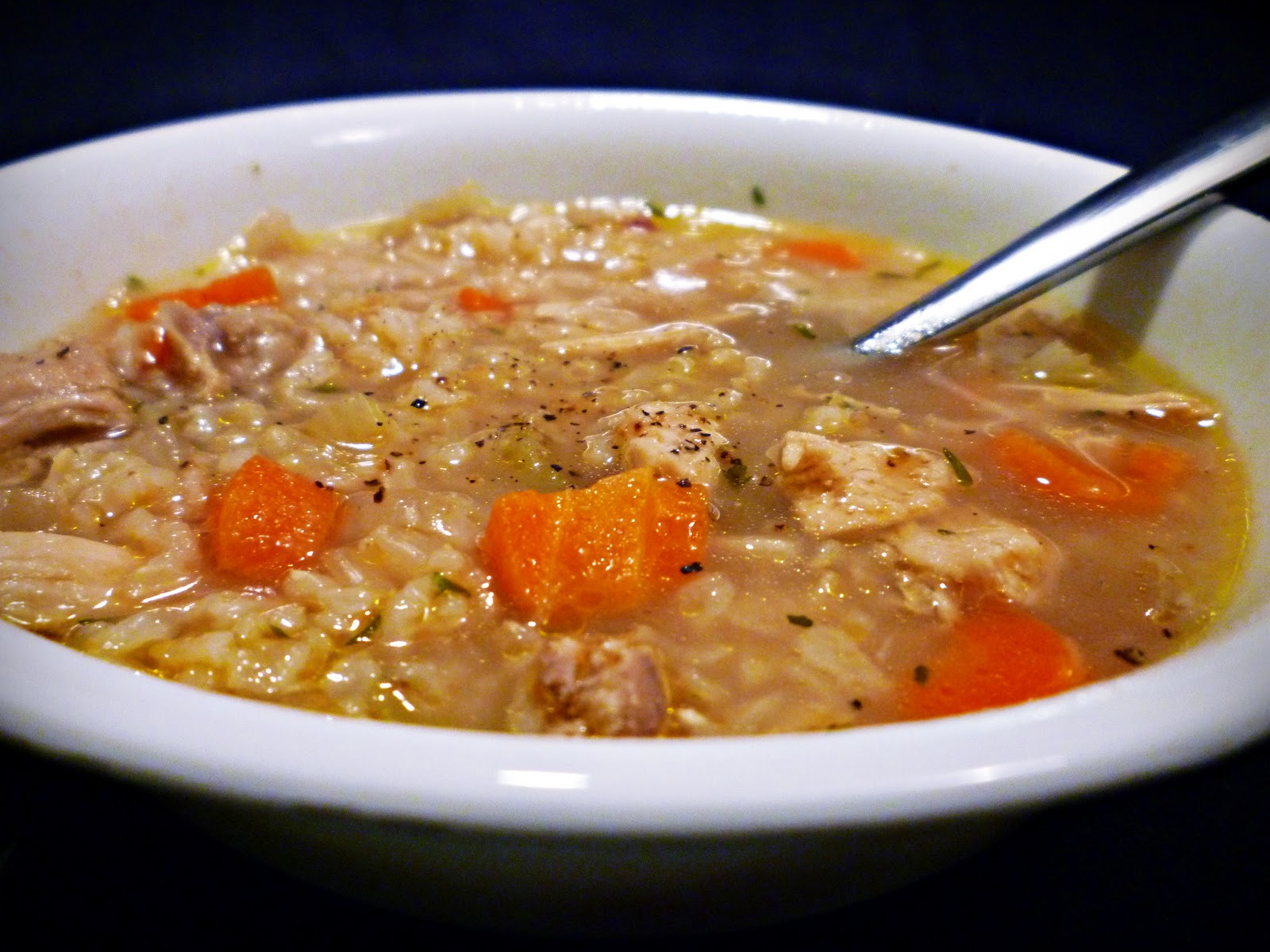 Chicken Soup With Rice
 mom starting from scratch Slow Cooker Chicken Brown Rice