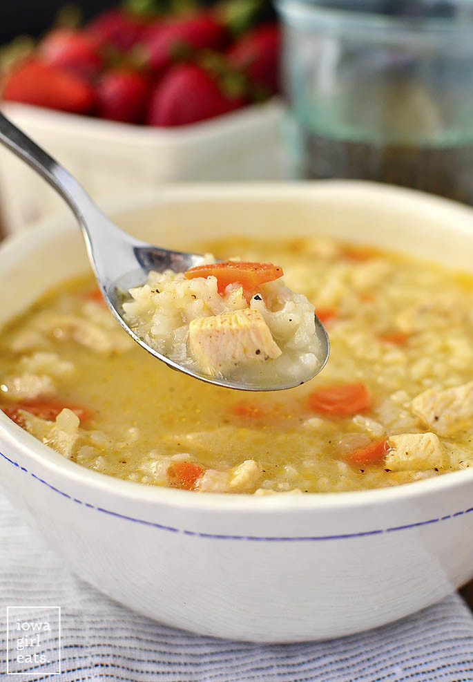Chicken Soup With Rice
 Easy Chicken and Rice Soup Gluten Free Soup Recipe