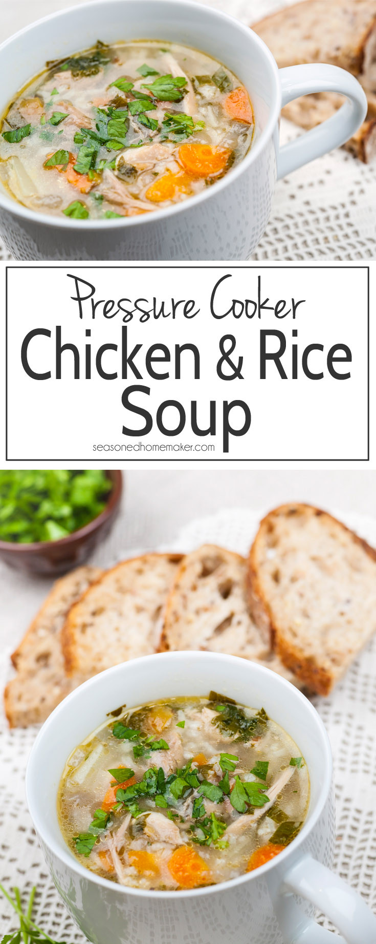 Chicken Soup With Rice
 Pressure Cooker Chicken and Rice Soup The Seasoned Homemaker